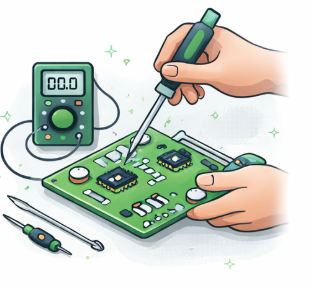 repair illustration speed electronics