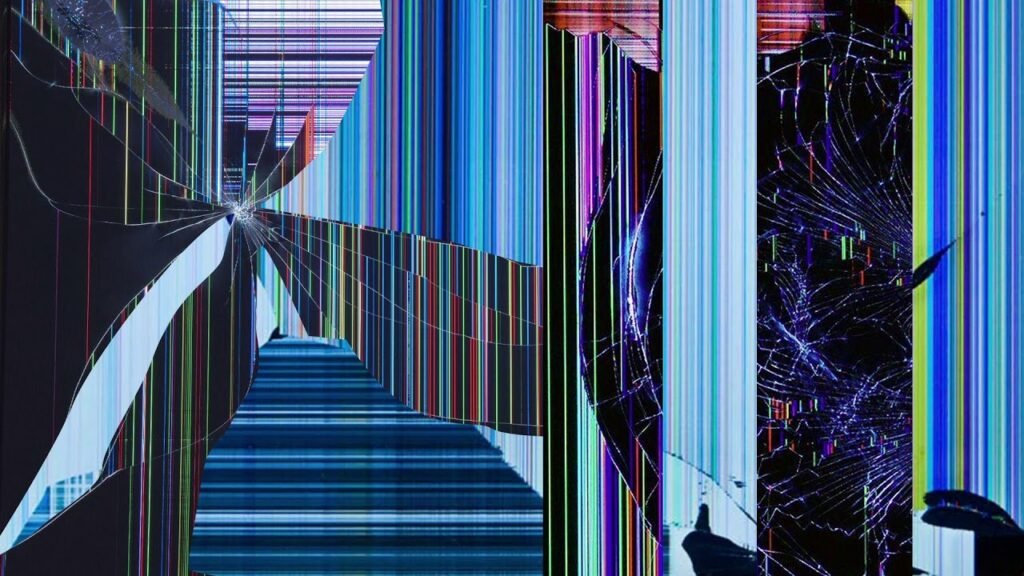 dead tv LCD Screen wallpaper